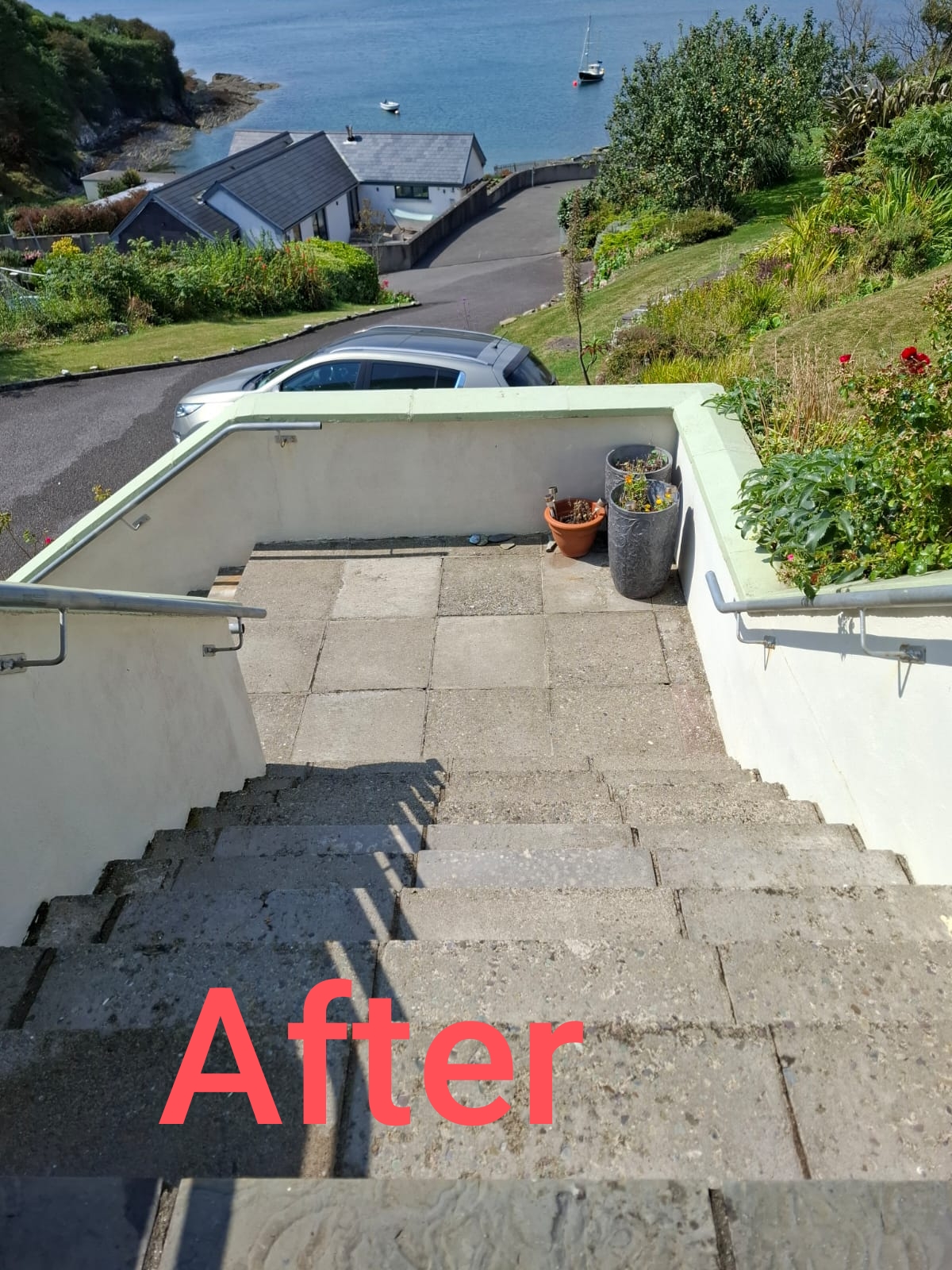 Patio power wash